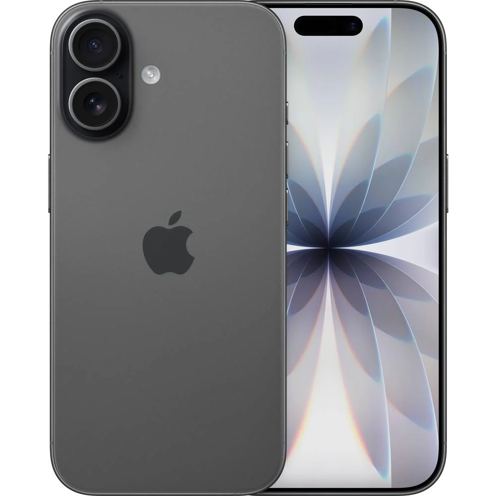 Apple iPhone 17, 256GB Black på en neutral baggrund.